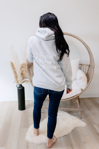 ~ Brunette ~ To the Moon & Back Hoodie