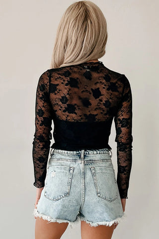 Midnight Lace Top