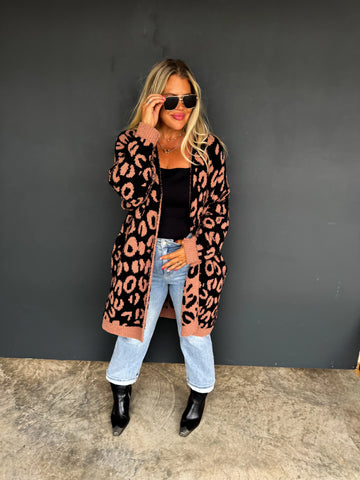 Cloud Cardigan - Leopard