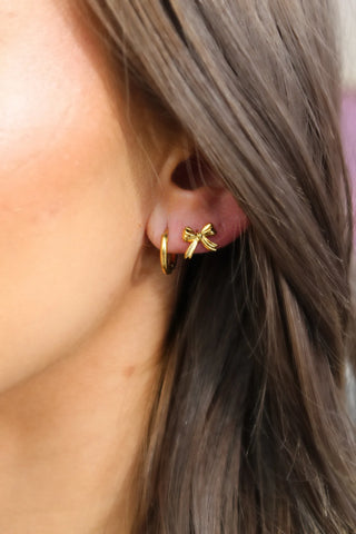 Bow & Glow Double Earring Set