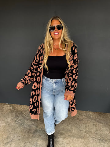 Cloud Cardigan - Leopard