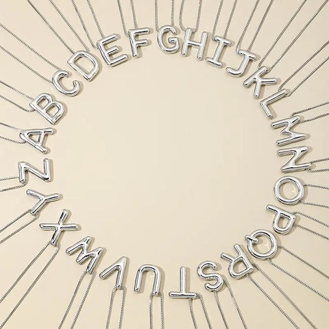 Initial Necklace - Gold or Silver