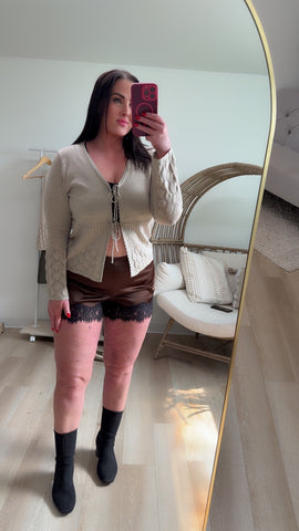 DEX Front Tie Cardigan