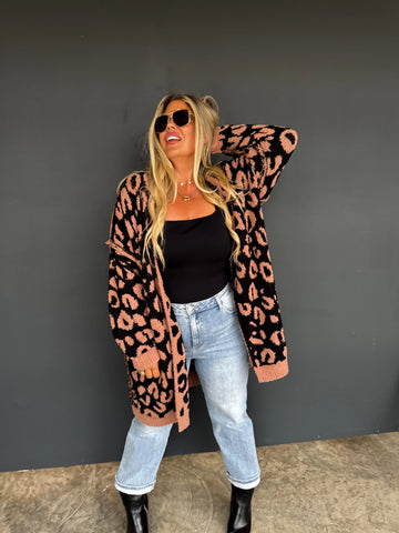 Cloud Cardigan - Leopard