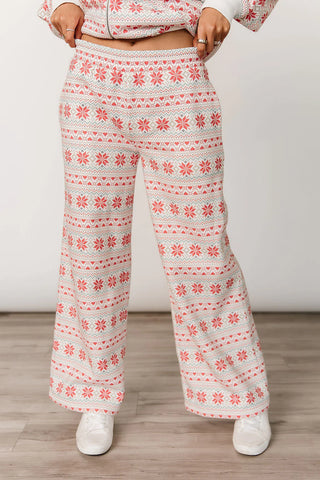 *Ampersand Ave* Comfort Zone Comfs - Frosted Fairisle