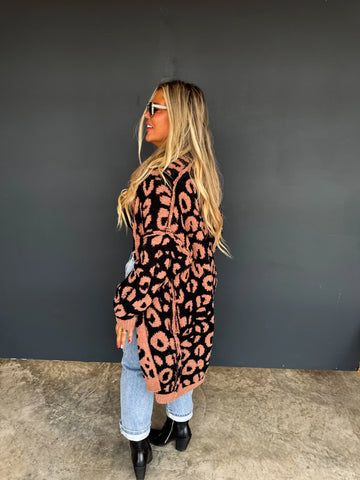 Cloud Cardigan - Leopard