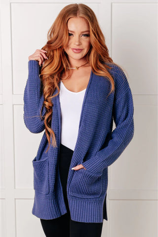 Charlie Cardigan - Stone Blue
