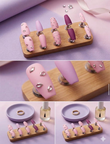 Aura Edit Nails- Seal it with a Kiss
