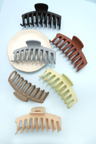 Jumbo Hair Claw - Neutrals