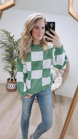 Check Me Out Sweater - Brown PREORDER