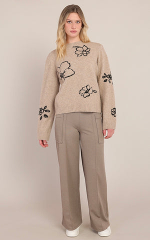 Room 34 Flower Sweater
