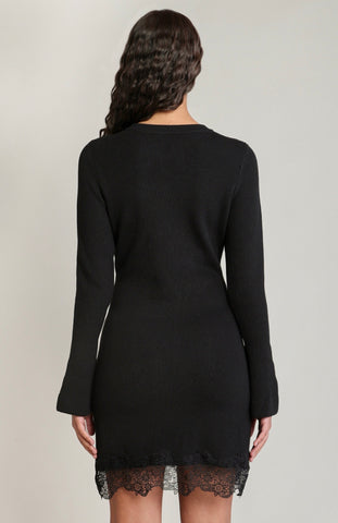 DEX Lace Hem Mini Dress