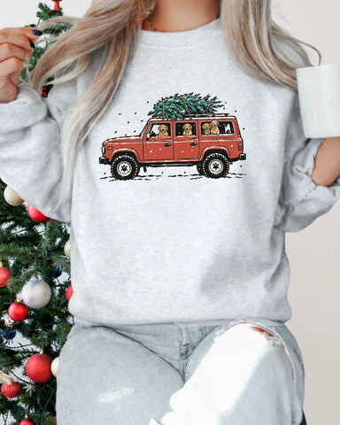 Christmas Dogs Crewneck