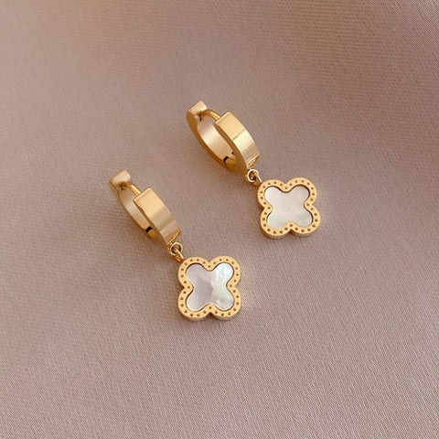 Clover Hoops - White
