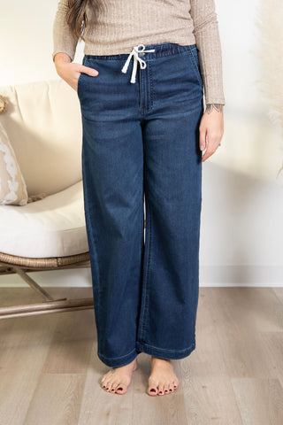 { Room 34 } Knit Denim Pants