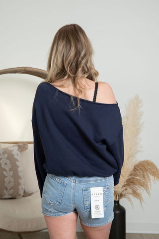 Warm Weekends Sweater - Navy