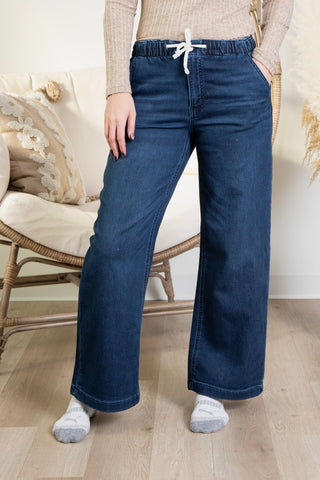 { Room 34 } Knit Denim Pants