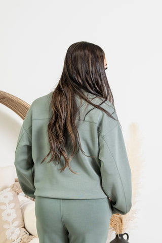 Butter Luxe Crewneck - Sage