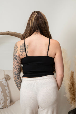 { DEX } Seamless Cami - Black