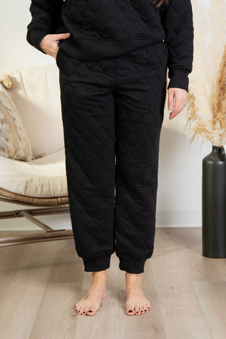 Cozy Quilted Joggers