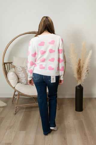 Blushing Heart Sweater