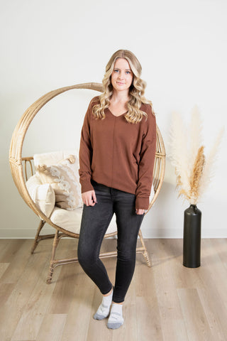 Sophie Softie Sweater - Chocolate