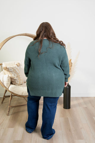 Charlie Cardigan - Stone Blue