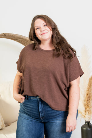 Hazelnut Slouch Tee