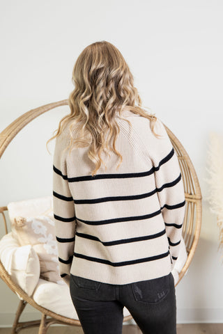 { Room 34 } Half Zip Longline Sweater
