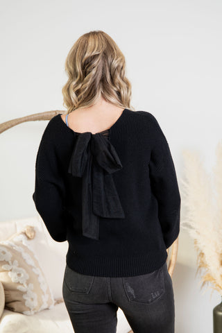 Sweetly Does It Sweater - Black