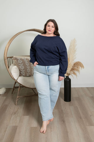 Warm Weekends Sweater - Navy