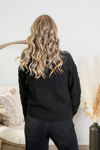 { Room 34 } Cable Knit HalfZip