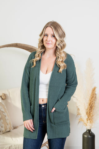 Charlie Cardigan - Stone Blue