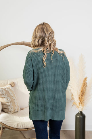 Charlie Cardigan - Stone Blue