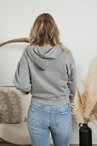 Kyra HalfZip Sweater - Grey