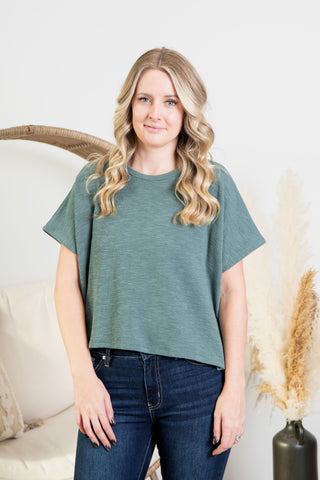 Jade Slouch Tee