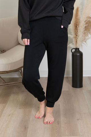 Butter Luxe Joggers - Black