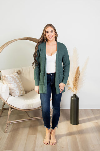 Charlie Cardigan - Stone Blue