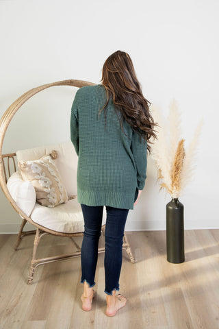 Charlie Cardigan - Stone Blue