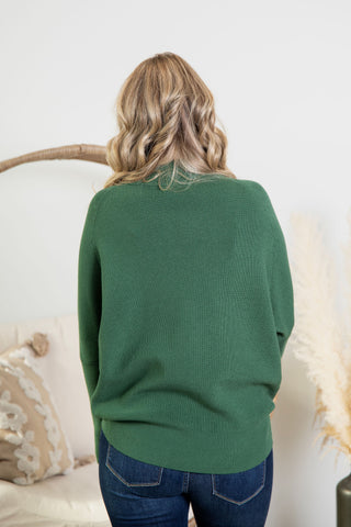 Kalli Ottoman Sweater - Evergreen