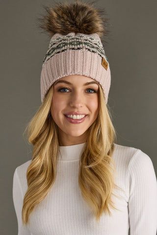 Glacier Knit Toque - Blush *NEW*