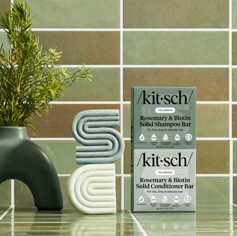 KITSCH | Rosemary & Biotin Volumizing Shampoo & Conditioner Bar