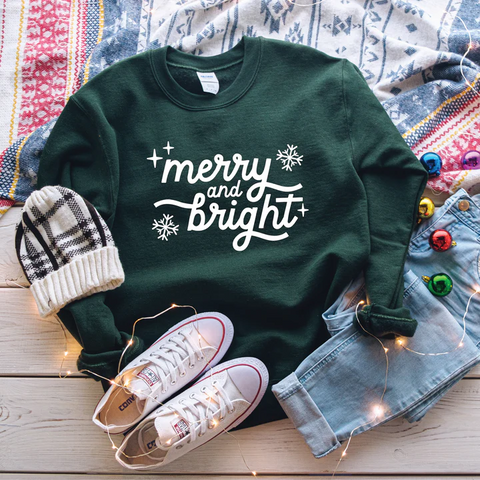 Merry & Bright Classic Crewneck