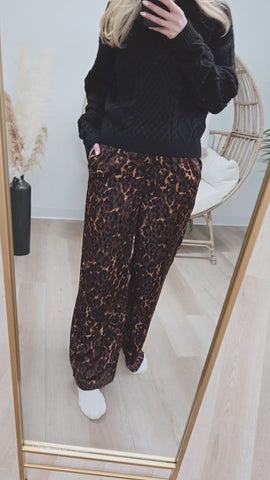 { DEX } Printed Flowy Pant