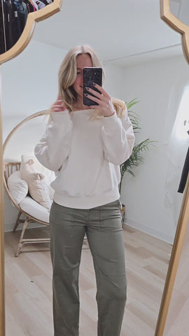 Warm Weekends Sweater - Cream