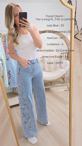 Floral Charm Jeans